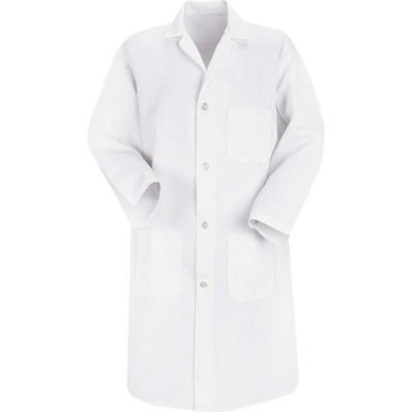 Vf Imagewear Red Kap¬Æ Men's Button-Front Lab Coat, White, Poly/Cotton, XS 5700WHRGXS